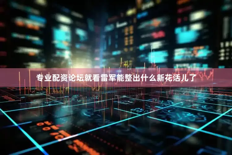 专业配资论坛就看雷军能整出什么新花活儿了