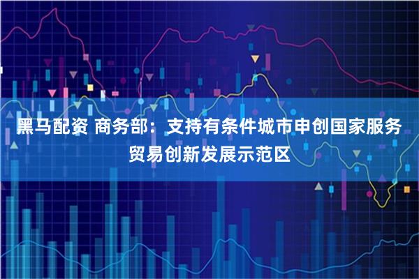 黑马配资 商务部：支持有条件城市申创国家服务贸易创新发展示范区